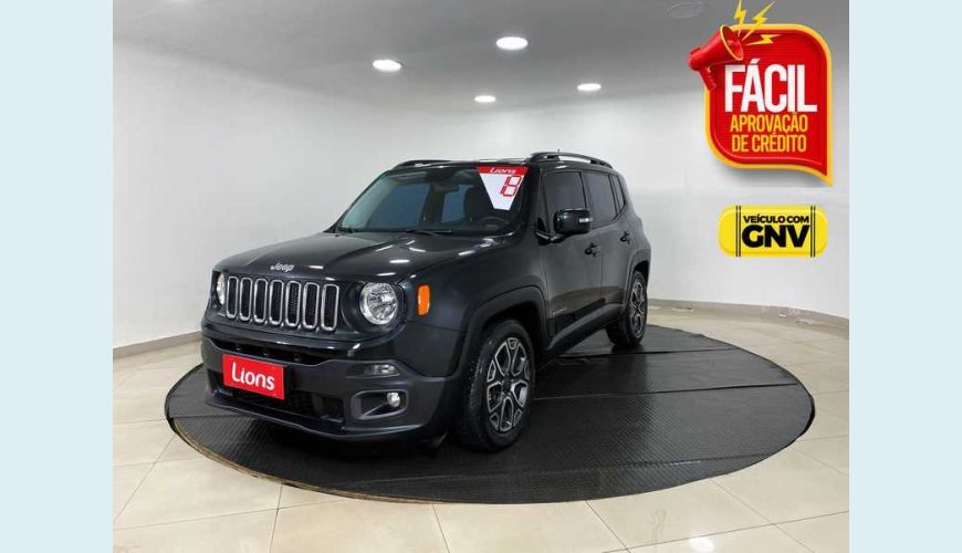 JEEP RENEGADE LONGITUDE 1.8 4X2 AUT. FLEX - PRETO - 2018 Foto 1 (Grande)