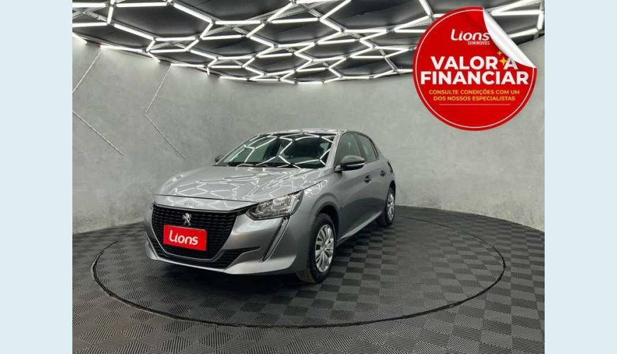 PEUGEOT 208 LIKE 1.0 FLEX - PRATA - 2023 Foto 1 (Grande)