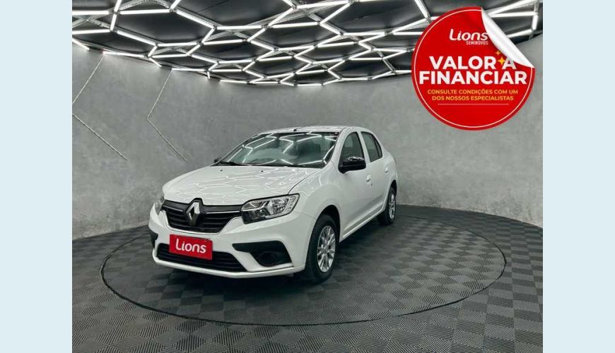 RENAULT LOGAN ZEN 1.0 12V SCE FLEX - BRANCO - 2023 Foto 1 (Grande)