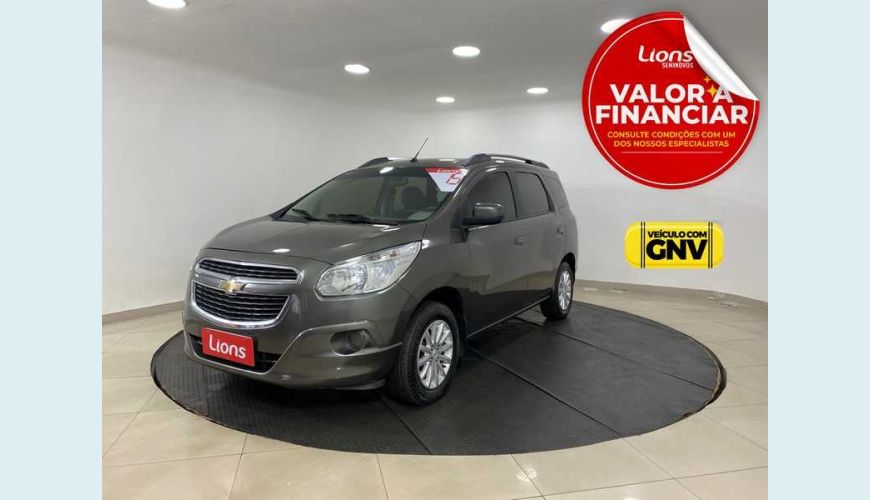 CHEVROLET SPIN LT 5S 1.8 AUT. FLEX - CINZA - 2015 Foto 1 (Grande)