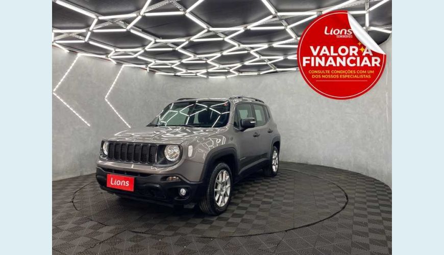 JEEP RENEGADE SPORT 1.8 4X2 AUT. FLEX - CINZA - 2021 Foto 1 (Grande)