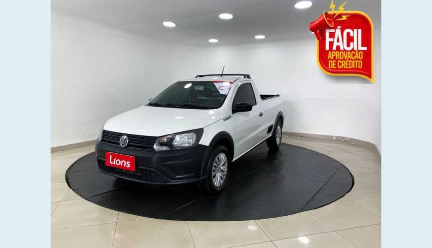 VOLKSWAGEN SAVEIRO ROBUST 1.6 MSI CS FLEX - BRANCO - 2021 Foto 1 (Grande)