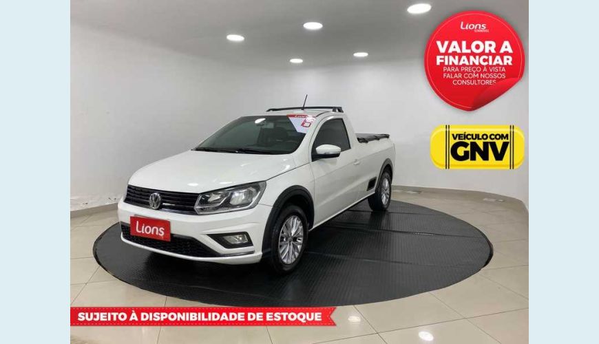 VOLKSWAGEN SAVEIRO ROBUST 1.6 MSI CS FLEX - BRANCO - 2018 Foto 1 (Grande)