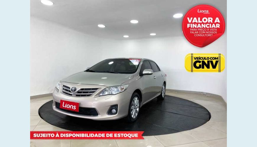 TOYOTA COROLLA 2.0 XEI MULTI-DRIVE S FLEX - BEGE - 2013 Foto 1 (Grande)