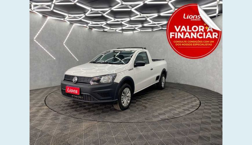 VOLKSWAGEN SAVEIRO ROBUST 1.6 MSI CS FLEX - BRANCO - 2019 Foto 1 (Grande)