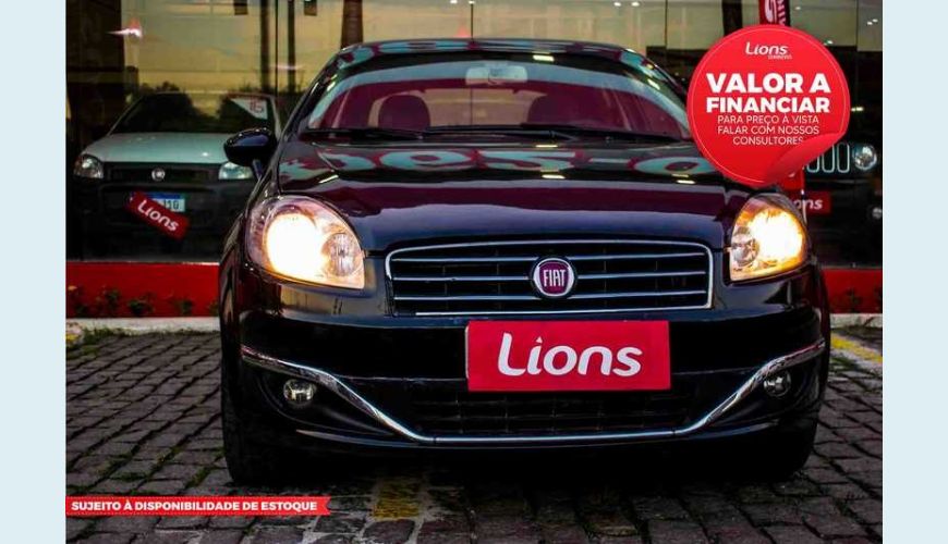 FIAT LINEA ABSOLUTE 1.8 16V DUALOGIC FLEX - PRETO - 2016 Foto 1 (Grande)