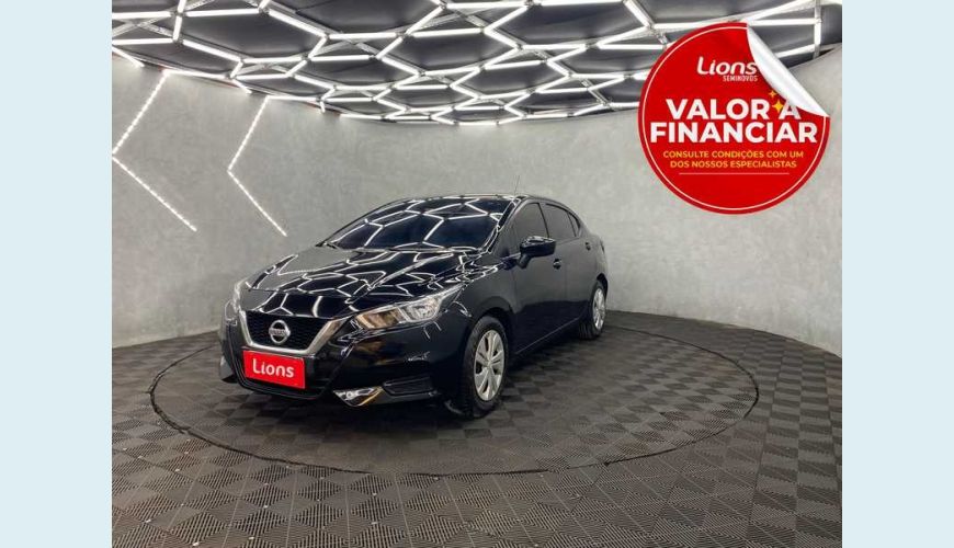 NISSAN VERSA SENSE 1.6 (FLEX) (AUT) - PRETO - 2022 Foto 1 (Grande)