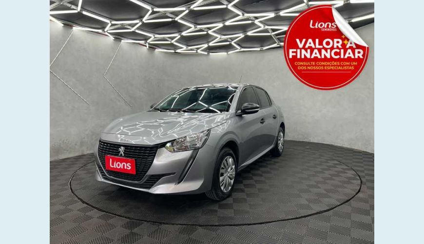 PEUGEOT 208 LIKE 1.0 FLEX - CINZA - 2023 Foto 1 (Grande)