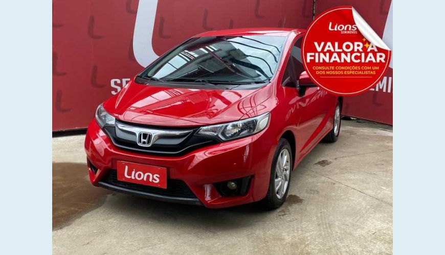 HONDA FIT 1.5 16V LX CVT FLEX - VERMELHO - 2015 Foto 1 (Grande)