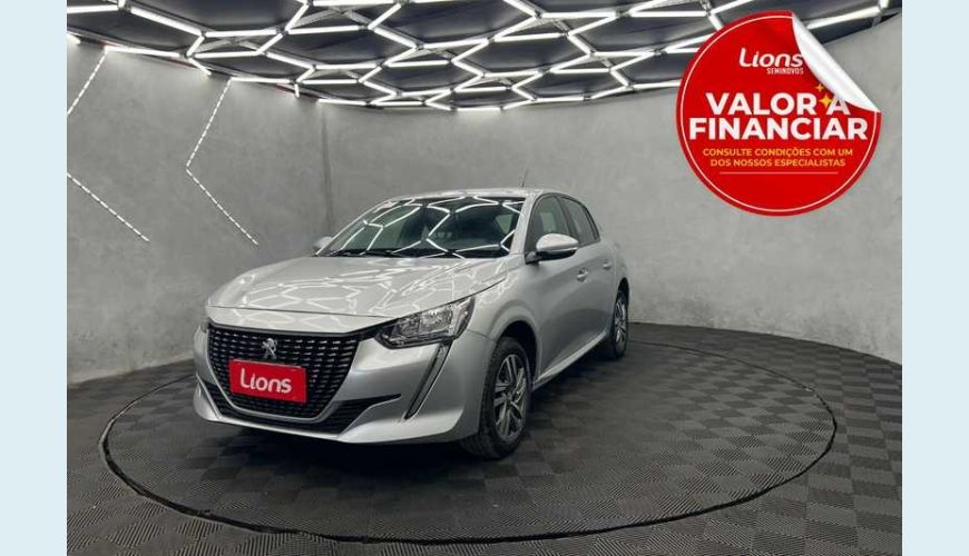 PEUGEOT 208 ALLURE 1.6 FLEX AUT. - PRATA - 2022 Foto 1 (Grande)