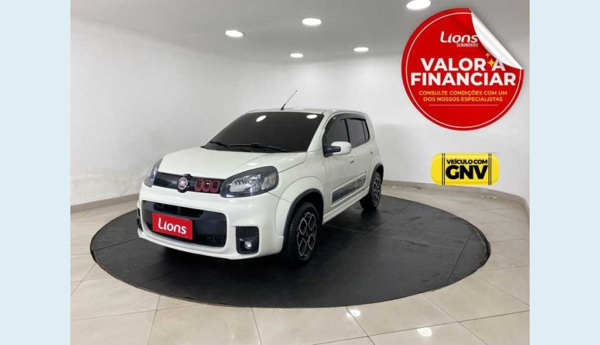 FIAT UNO SPORTING 1.4 8V FLEX 4P - BRANCO - 2015 Foto 1 (Grande)