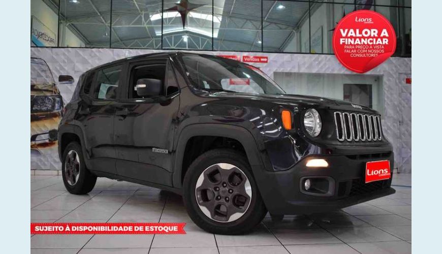 JEEP RENEGADE 1.8 AUT. FLEX - PRETO - 2016 Foto 1 (Grande)