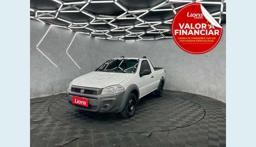 FIAT STRADA WORKING 1.4 FLEX - BRANCO - 2020 Foto 1 (Grande)