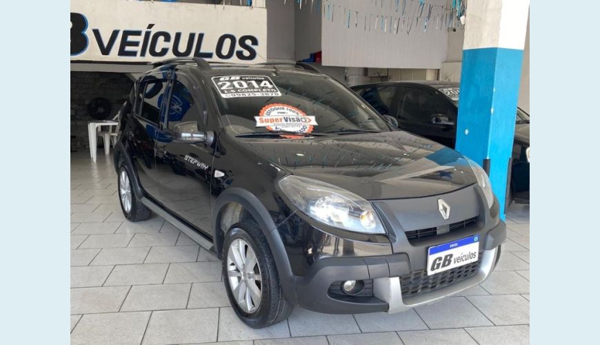 RENAULT SANDERO STEPWAY FLEX 1.6 16V 5P - PRETO - 2014 Foto 1 (Grande)