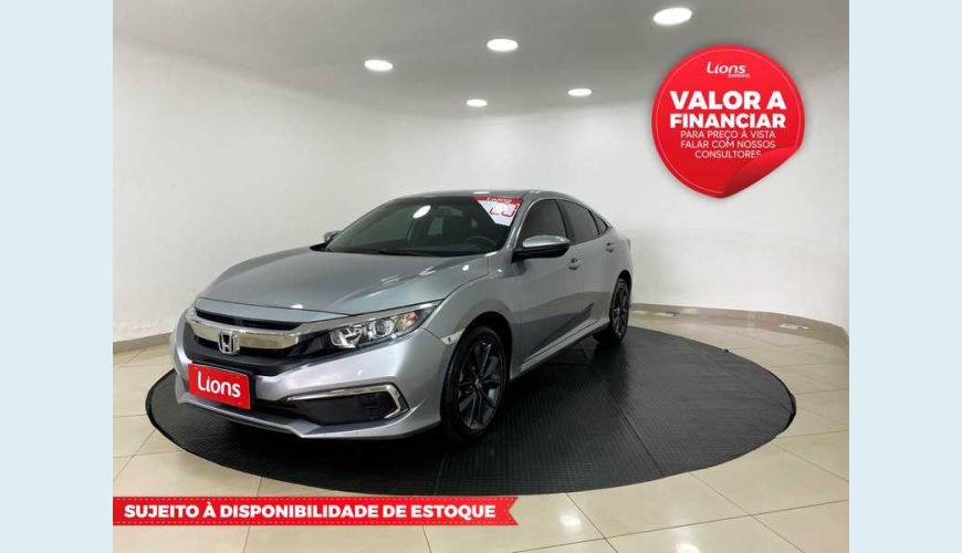 HONDA CIVIC 2.0 LX CVT - PRATA - 2020 Foto 1 (Grande)