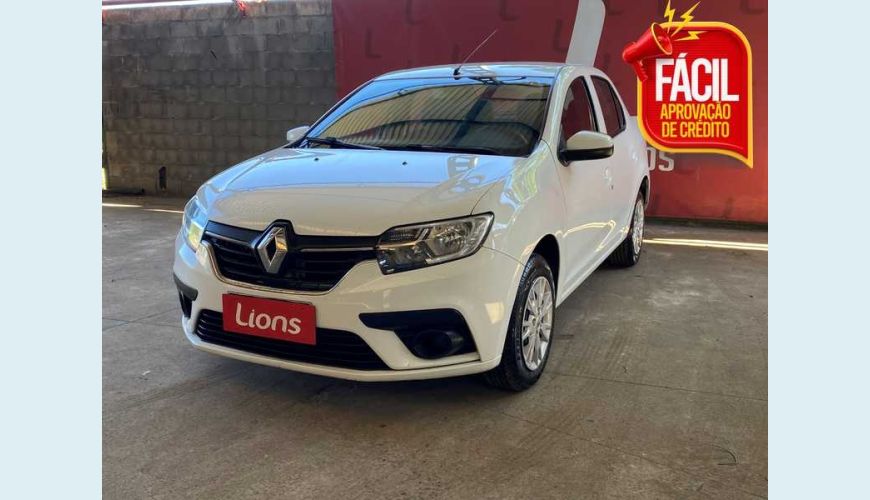 RENAULT LOGAN ZEN 1.0 12V SCE FLEX - BRANCO - 2021 Foto 1 (Grande)