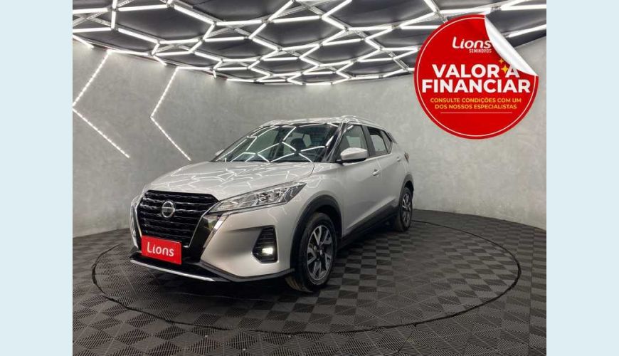 NISSAN KICKS SENSE 1.6 FLEX AUT. - PRATA - 2022 Foto 1 (Grande)