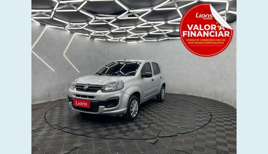 FIAT UNO ATTRACTIVE 1.0 - PRATA - 2021 Foto 1 (Grande)
