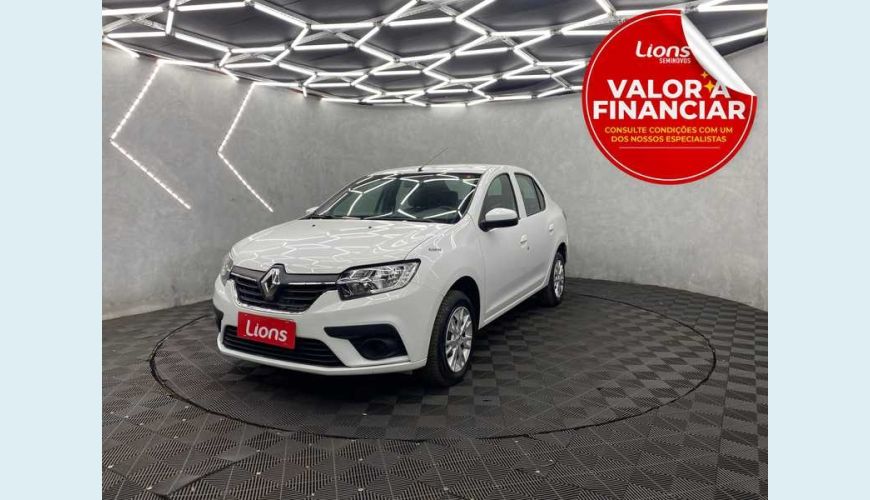 RENAULT LOGAN ZEN 1.6 16V SCE FLEX - BRANCO - 2022 Foto 1 (Grande)