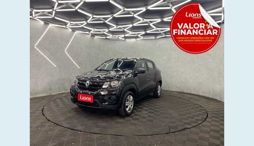RENAULT KWID ZEN 1.0 12V SCE FLEX - PRETO - 2021 Foto 1 (Grande)
