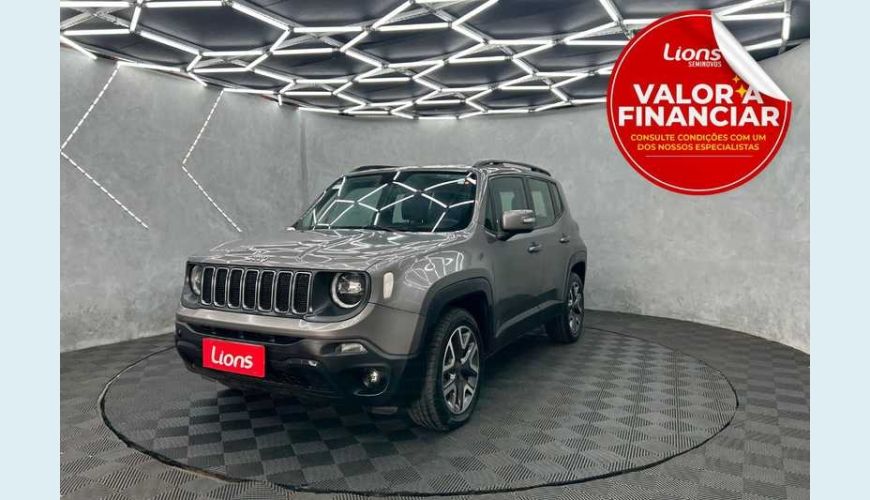 JEEP RENEGADE LONGITUDE 1.8 4X2 AUT. FLEX - CINZA - 2021 Foto 1 (Grande)
