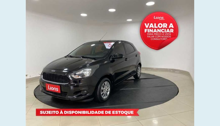 FORD KA SE 1.0 FLEX - PRETO - 2015 Foto 1 (Grande)