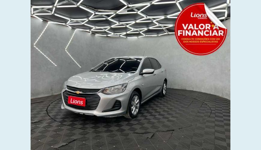 CHEVROLET ONIX LT 1.0 TURBO FLEX - PRATA - 2021 Foto 1 (Grande)