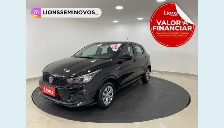 FIAT ARGO DRIVE 1.0 FIREFLY FLEX - PRETO - 2020 Foto 1 (Grande)