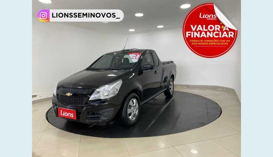 CHEVROLET MONTANA LS 1.4 FLEX - PRETO - 2020 Foto 1 (Grande)