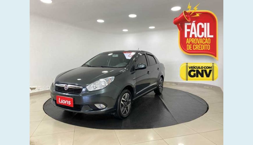 FIAT GRAND SIENA ESSENCE 1.6 16V DUALOGIC FLEX - CINZA - 2013 Foto 1 (Grande)