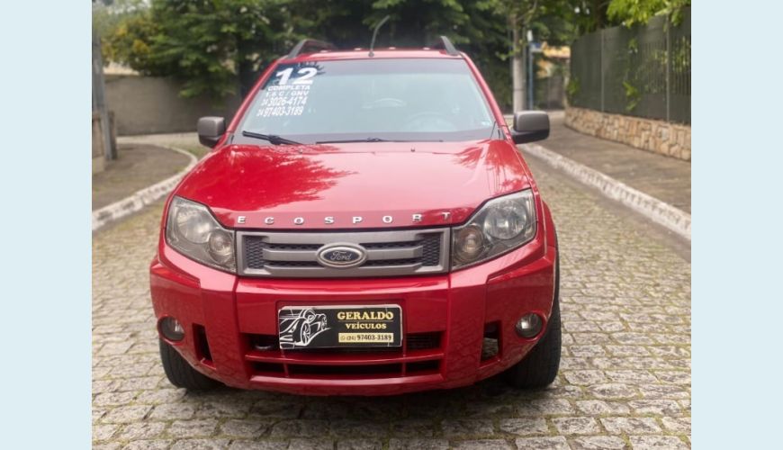 FORD ECOSPORT FREESTYLE 1.6 16V FLEX 5P - VERMELHO - 2012 Foto 1 (Grande)