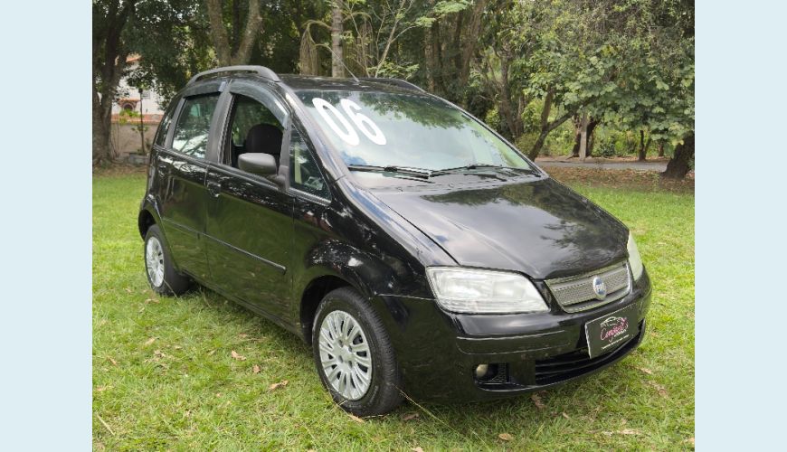FIAT IDEA ELX 1.4 MPI FIRE FLEX 8V 5P - PRETO - 2006 Foto 1 (Grande)