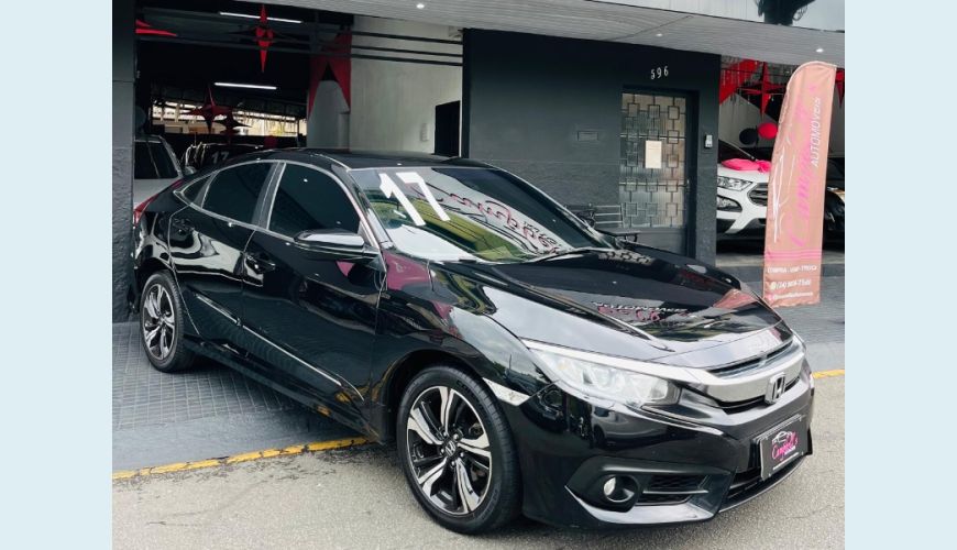 HONDA CIVIC SEDAN EXL 2.0 FLEX 16V AUT.4P - PRETO - 2017 Foto 1 (Grande)