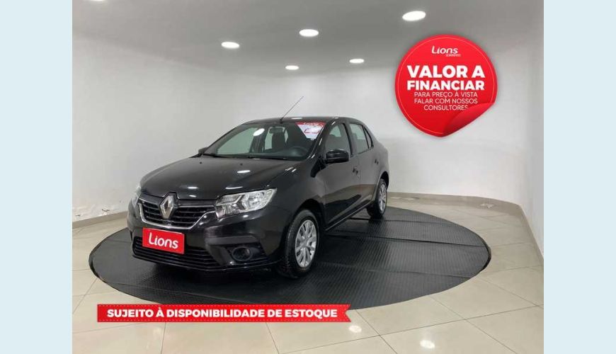 RENAULT LOGAN ZEN 1.0 12V SCE FLEX - PRETO - 2020 Foto 1 (Grande)