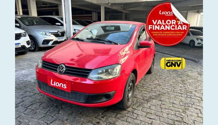VOLKSWAGEN FOX 1.0 8V FLEX 4P - VERMELHO - 2011 Foto 1 (Grande)