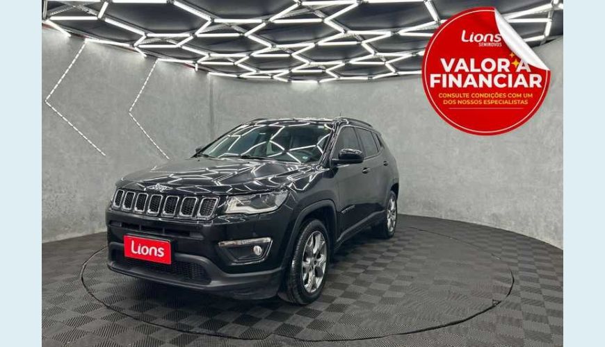 JEEP COMPASS 2.0 LONGITUDE 4X2 AUT. FLEX - PRETO - 2021 Foto 1 (Grande)