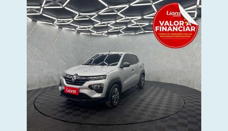 RENAULT KWID ZEN 1.0 12V SCE FLEX - PRATA - 2024 Foto 1 (Grande)