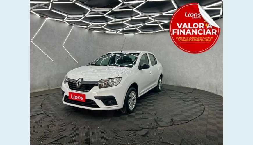 RENAULT LOGAN ZEN 1.0 12V SCE FLEX - BRANCO - 2023 Foto 1 (Grande)