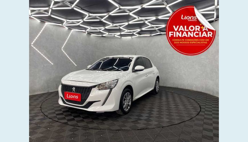 PEUGEOT 208 LIKE 1.6 FLEX - BRANCO - 2021 Foto 1 (Grande)