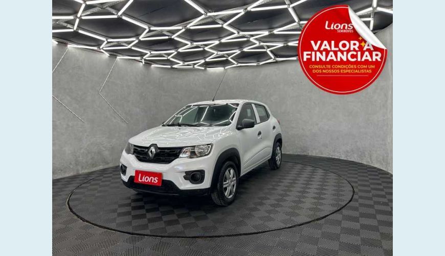 RENAULT KWID ZEN 1.0 12V SCE FLEX - BRANCO - 2021 Foto 1 (Grande)