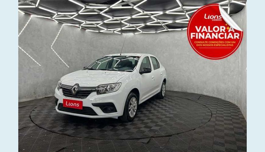 RENAULT LOGAN ZEN 1.0 12V SCE FLEX - BRANCO - 2023 Foto 1 (Grande)