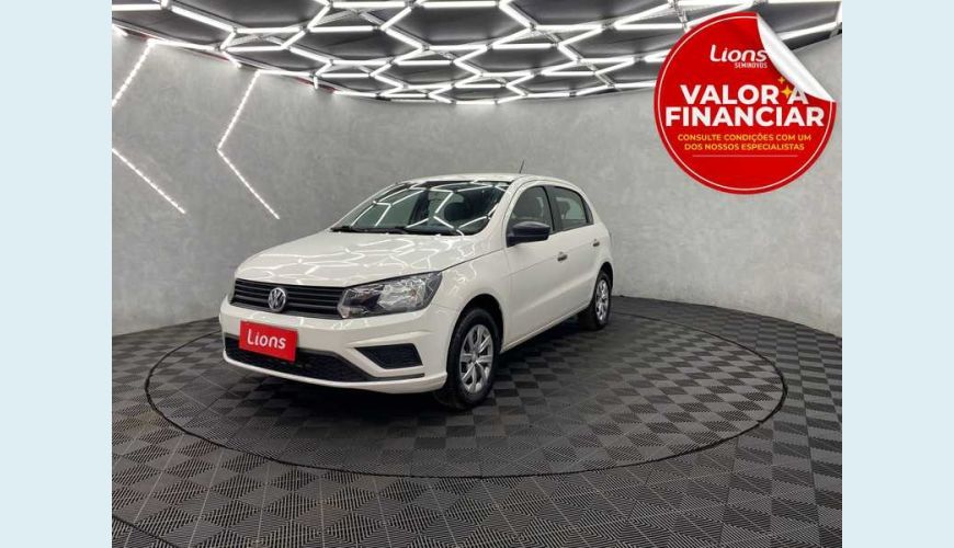 VOLKSWAGEN GOL 1.0 12V FLEX - BRANCO - 2019 Foto 1 (Grande)