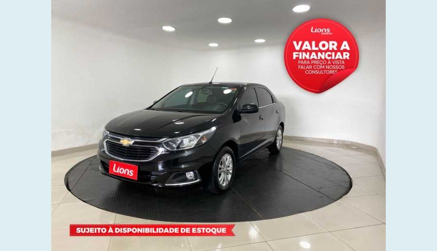 CHEVROLET COBALT LTZ 1.8 - PRETO - 2020 Foto 1 (Grande)