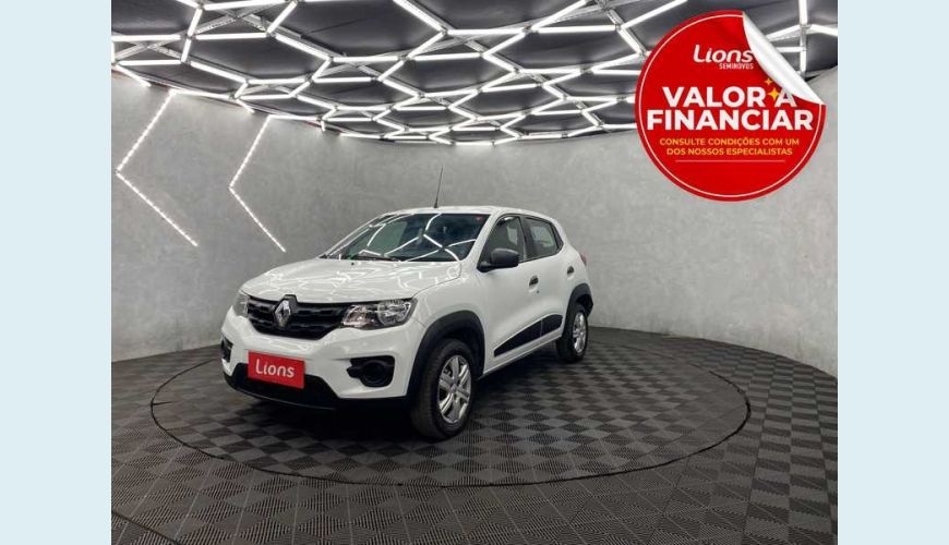 RENAULT KWID ZEN 1.0 12V SCE FLEX - BRANCO - 2020 Foto 1 (Grande)