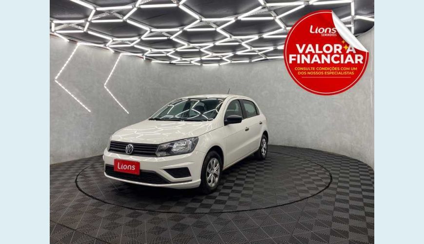 VOLKSWAGEN GOL 1.0 12V FLEX - BRANCO - 2021 Foto 1 (Grande)
