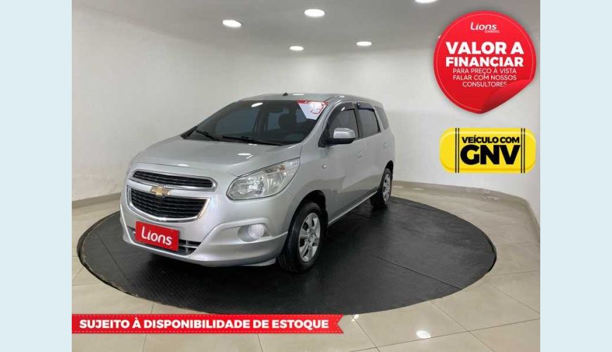CHEVROLET SPIN LT 5S 1.8 FLEX - PRATA - 2013 Foto 1 (Grande)