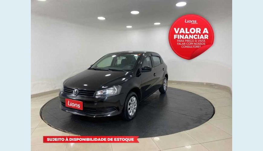VOLKSWAGEN GOL 1.0 TEC FLEX 2P - PRETO - 2014 Foto 1 (Grande)
