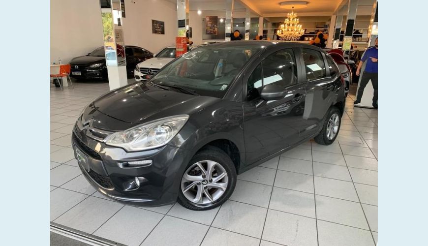 CITROËN C3 1.5 TENDANCE 8V FLEX 4P MANUAL - CINZA - 2015 Foto 1 (Grande)