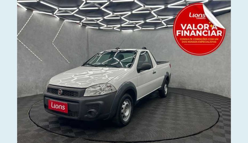 FIAT STRADA HARD WORKING 1.4 FLEX CD - BRANCO - 2020 Foto 1 (Grande)
