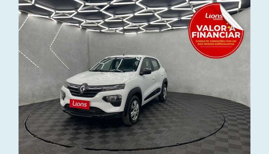 RENAULT KWID INTENSE 1.0 12V SCE FLEX - BRANCO - 2023 Foto 1 (Grande)